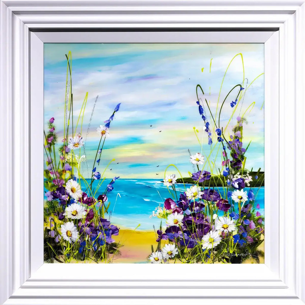 Coastal Blossom - Original - SOLD by artist Rozanne Bell - Wyecliffe Galleries