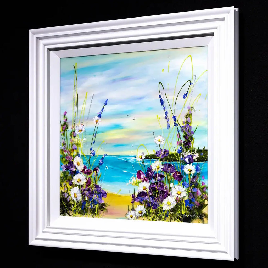 Coastal Blossom - Original - SOLD by artist Rozanne Bell - Wyecliffe Galleries