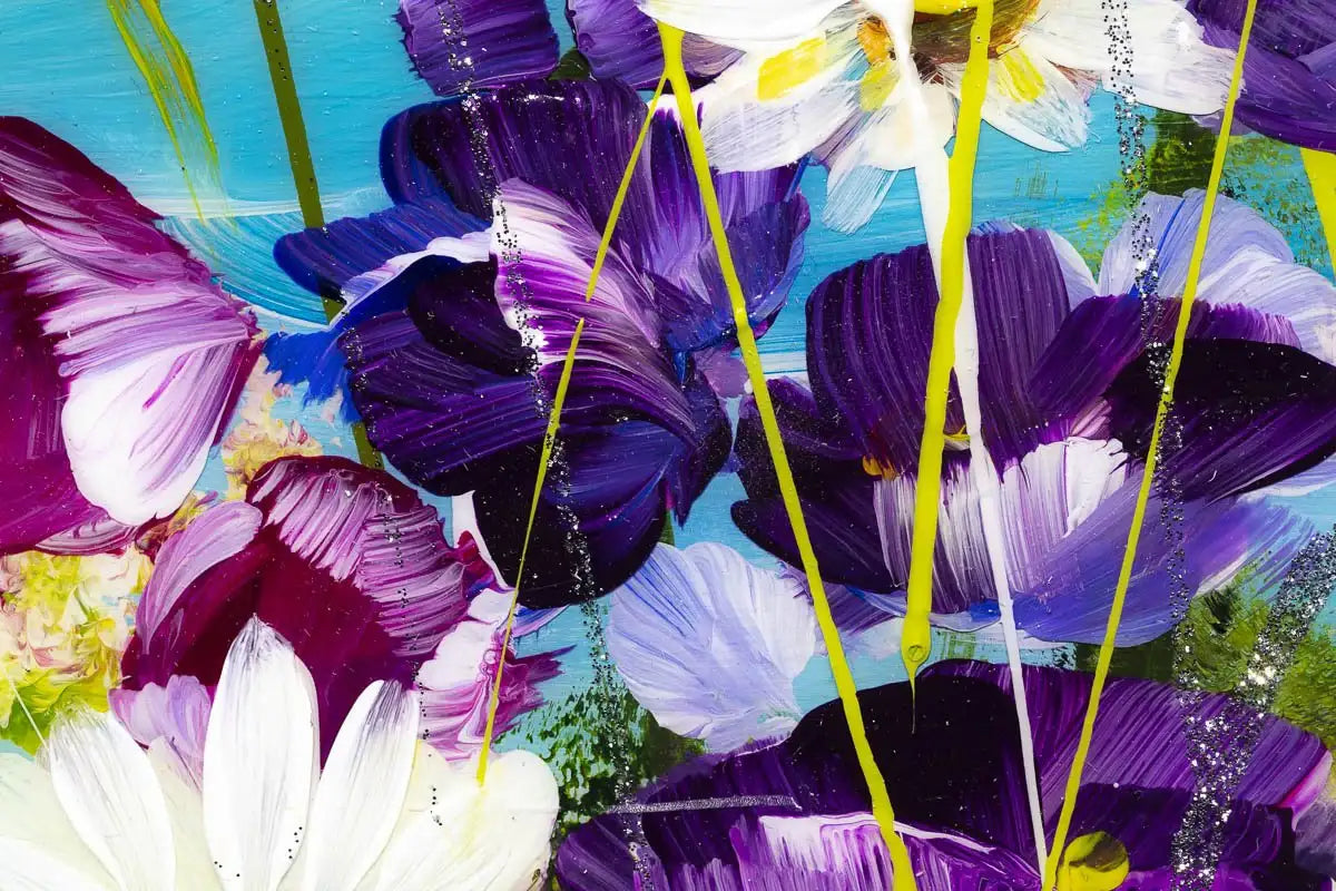 Coastal Blossom - Original - SOLD by artist Rozanne Bell - Wyecliffe Galleries