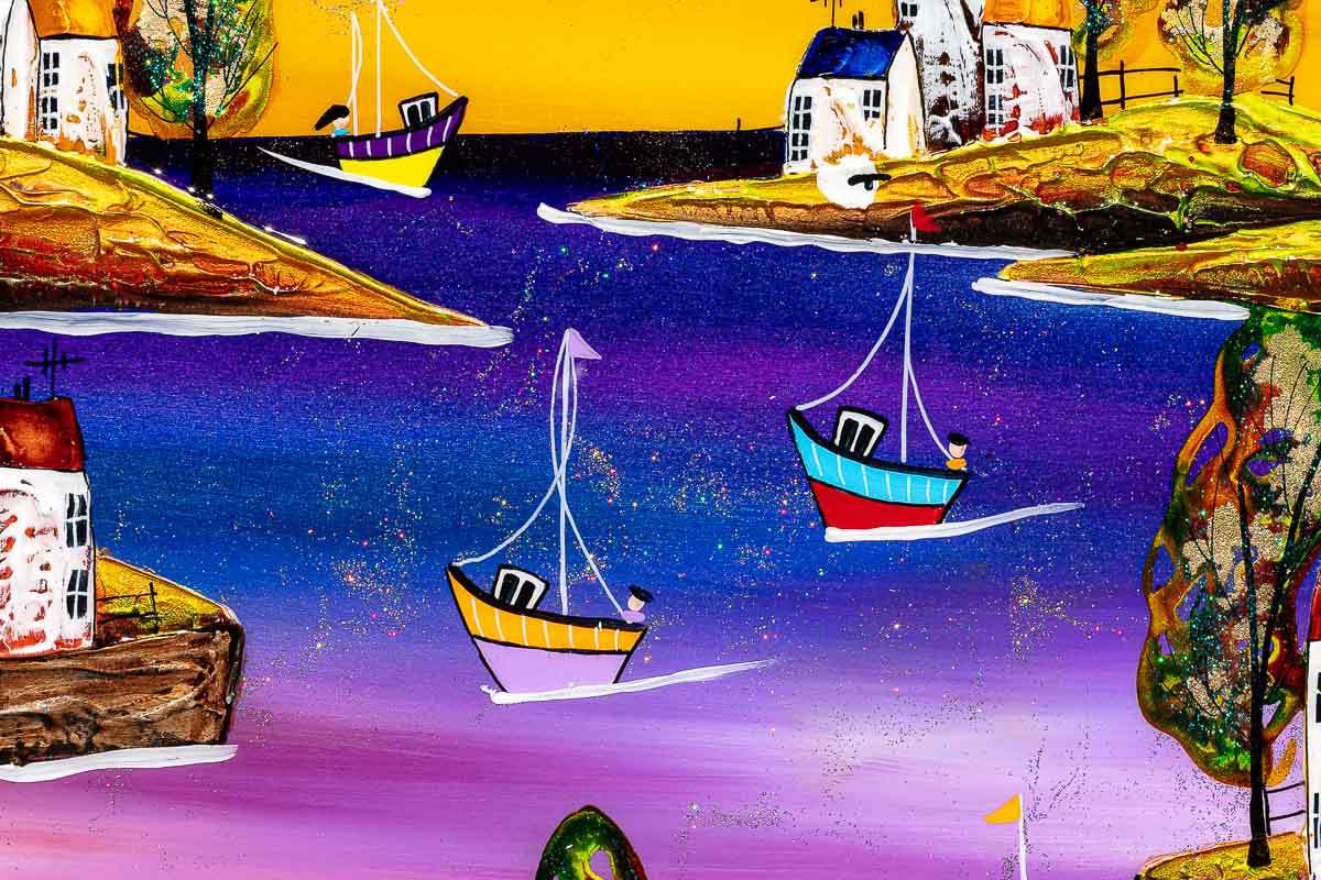 Coastal Break - Original - SOLD by artist Rozanne Bell - Wyecliffe Galleries