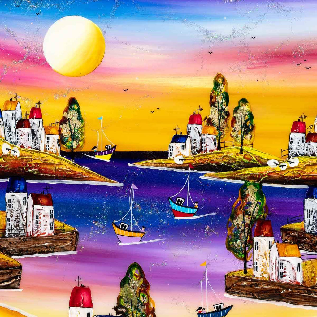 Coastal Break - Original - SOLD by artist Rozanne Bell - Wyecliffe Galleries