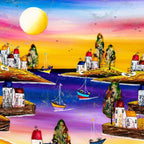 Coastal Break - Original - SOLD by artist Rozanne Bell - Wyecliffe Galleries