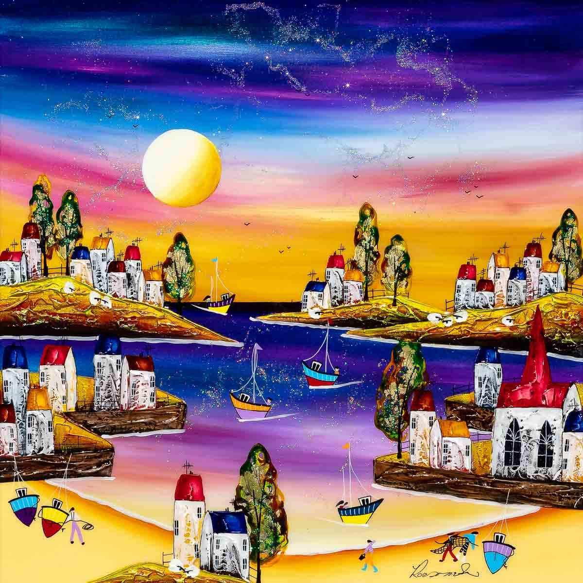 Coastal Break - Original - SOLD by artist Rozanne Bell - Wyecliffe Galleries