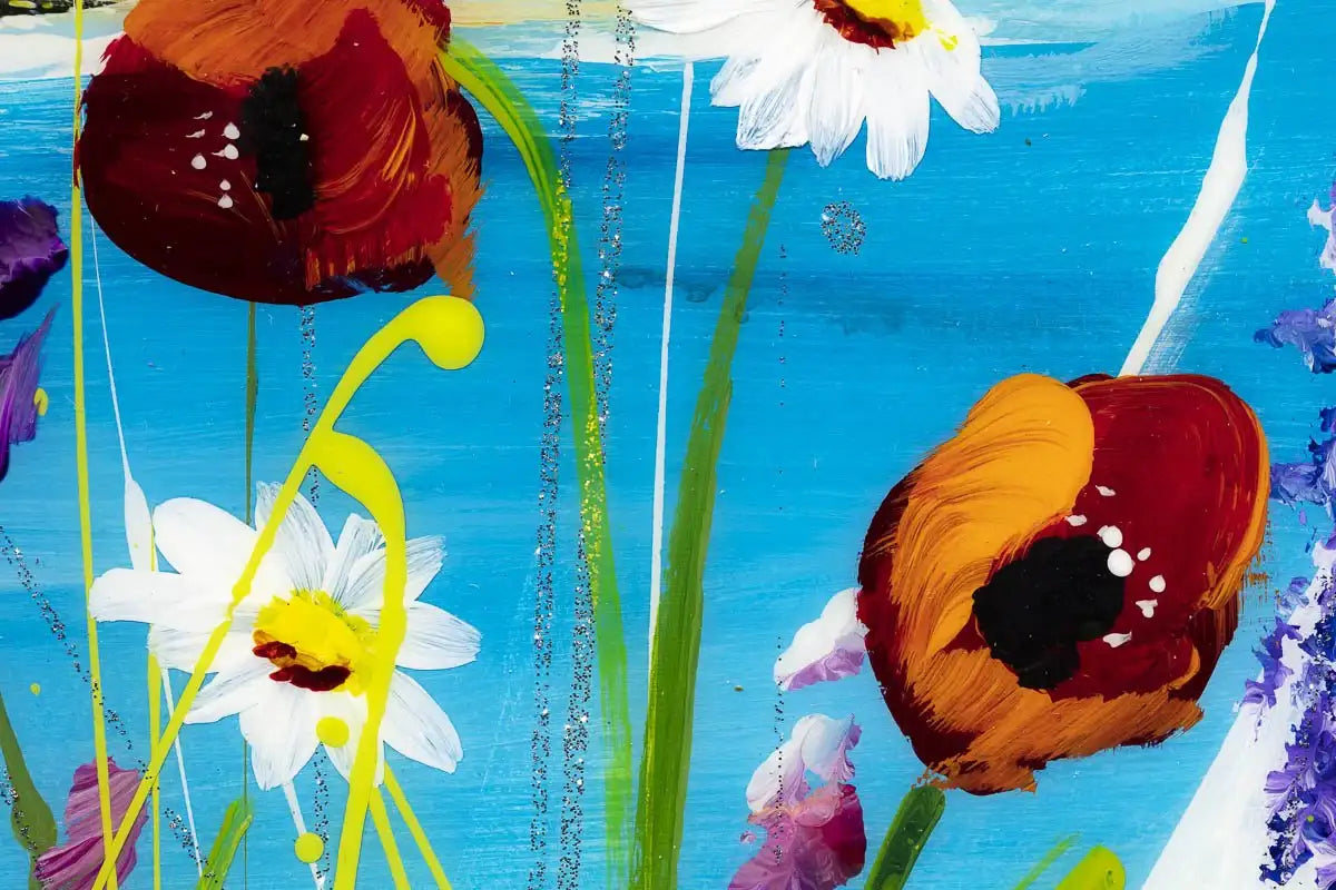 Coastal Days - Original - SOLD by artist Rozanne Bell - Wyecliffe Galleries