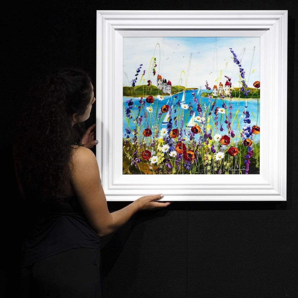 Coastal Days - Original - SOLD by artist Rozanne Bell - Wyecliffe Galleries