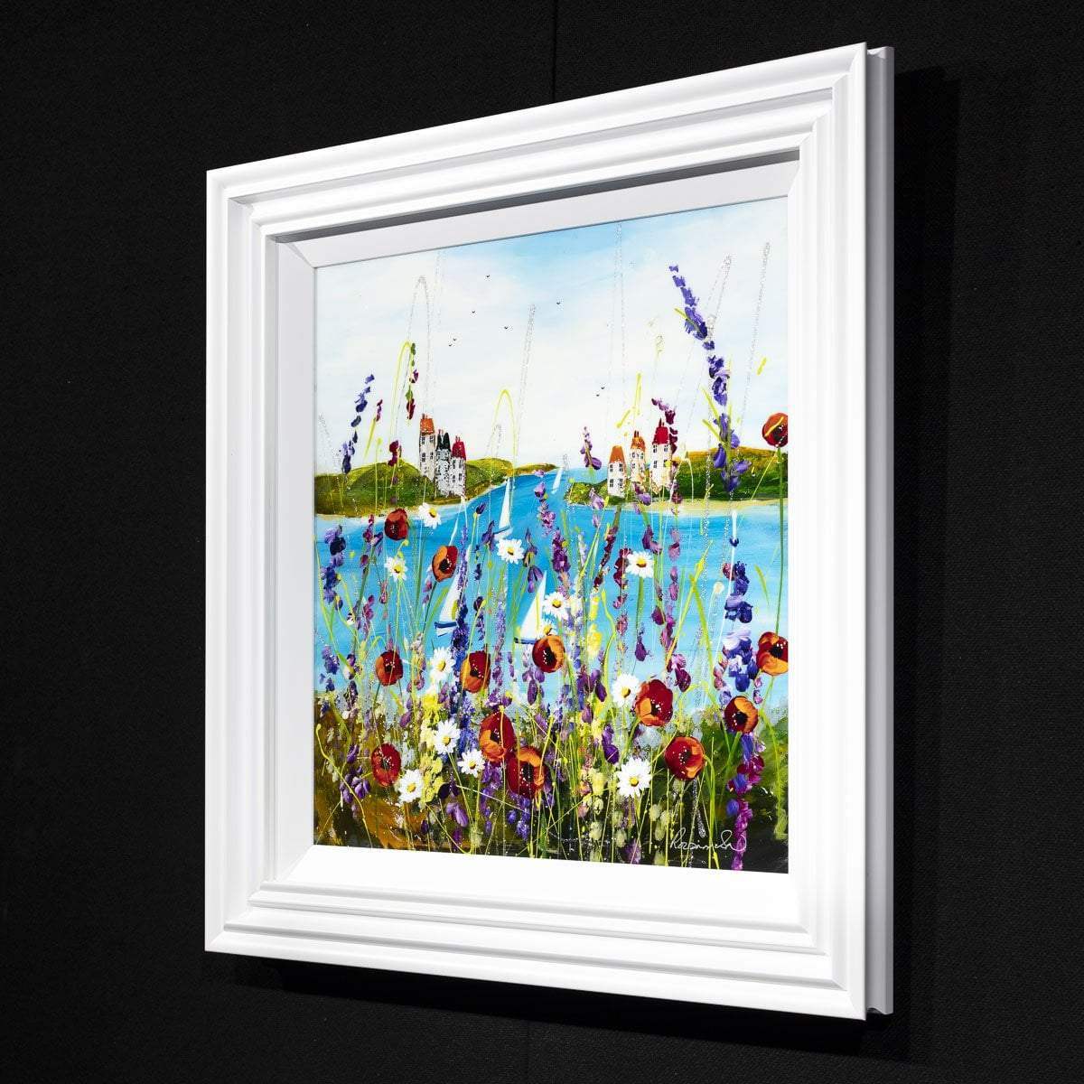 Coastal Days - Original - SOLD by artist Rozanne Bell - Wyecliffe Galleries