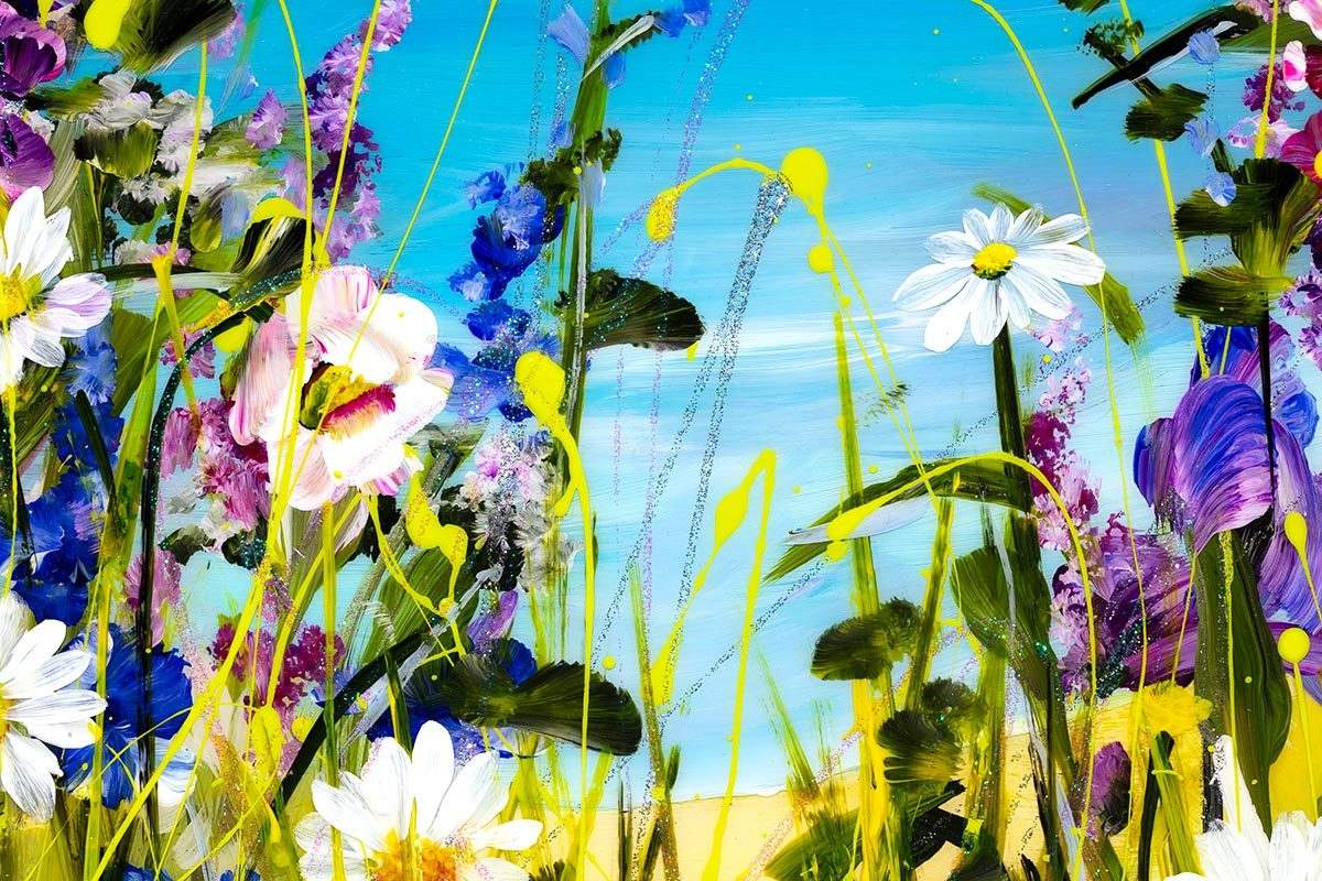 Coastal Dream I - Original - SOLD by artist Rozanne Bell - Wyecliffe Galleries