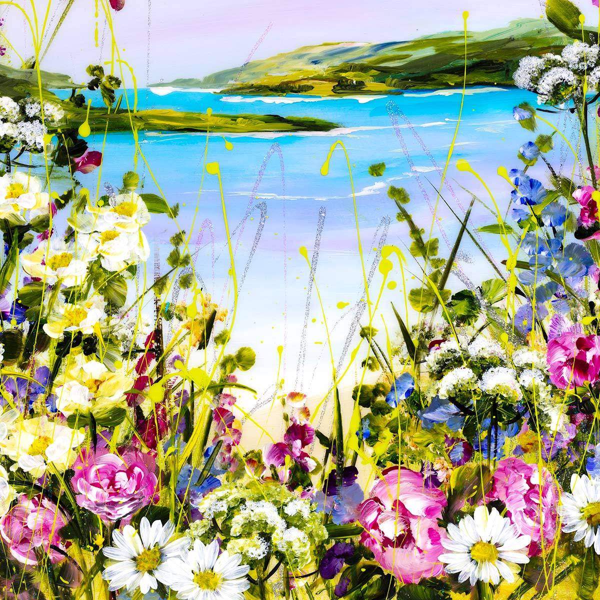 Coastal Dream II - Original - SOLD by artist Rozanne Bell - Wyecliffe Galleries