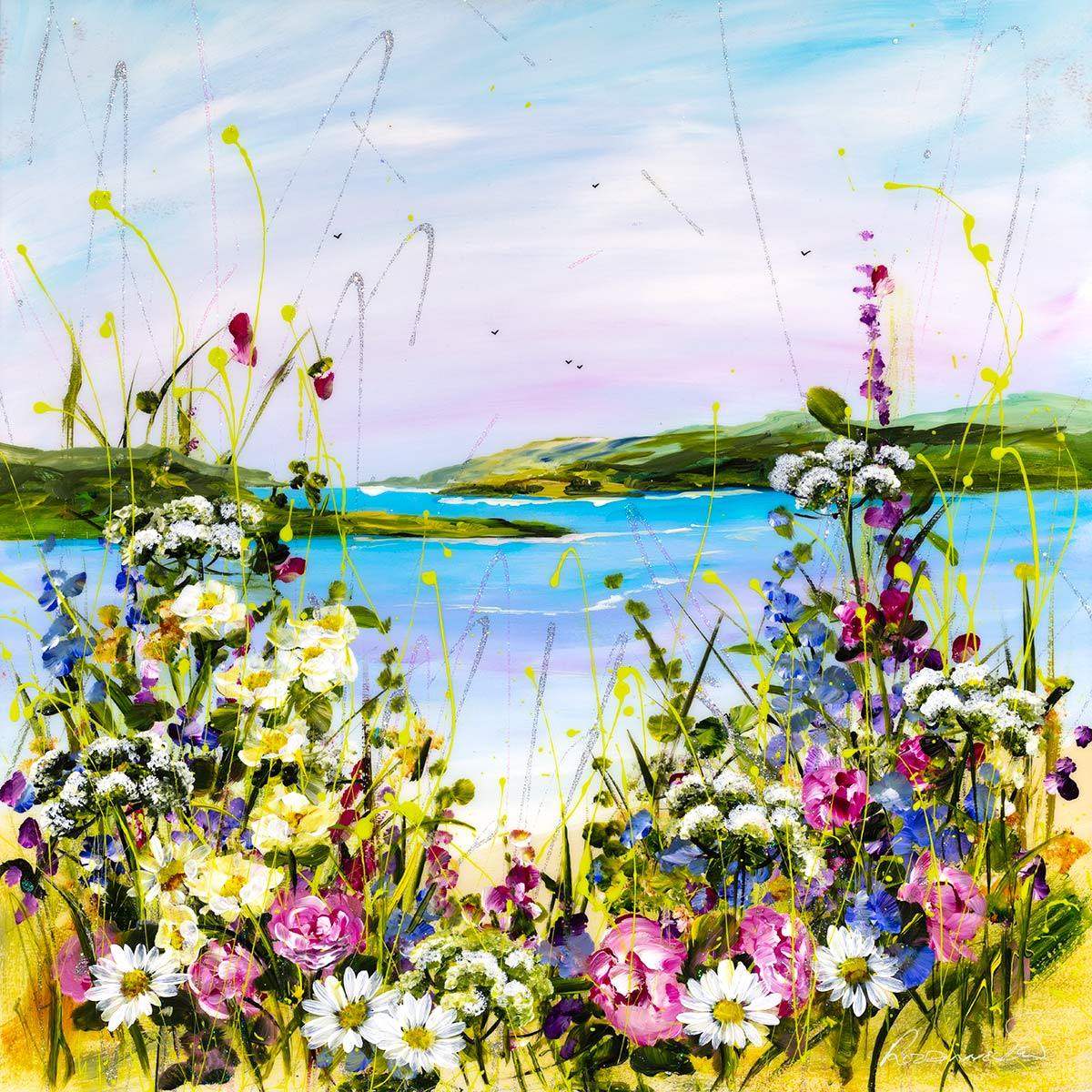 Coastal Dream II - Original - SOLD by artist Rozanne Bell - Wyecliffe Galleries