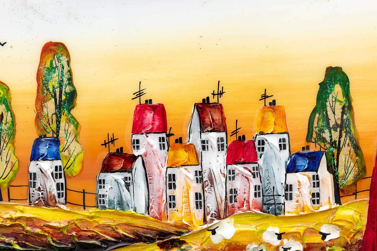 Coastal Evening - Original SOLD by artist Rozanne Bell - Wyecliffe Galleries