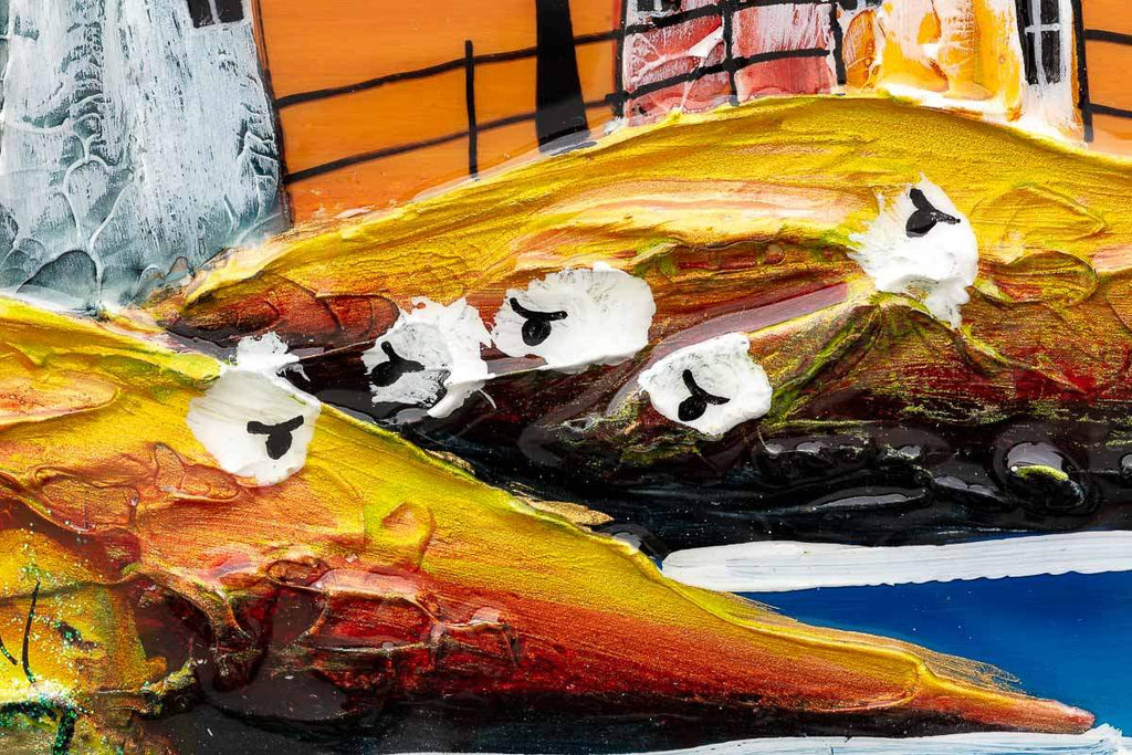 Coastal Evening - Original SOLD by artist Rozanne Bell - Wyecliffe Galleries