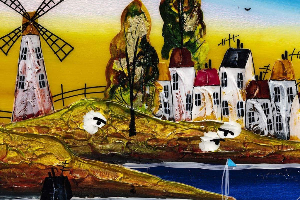 Coastal Getaway - Original - SOLD by artist Rozanne Bell - Wyecliffe Galleries