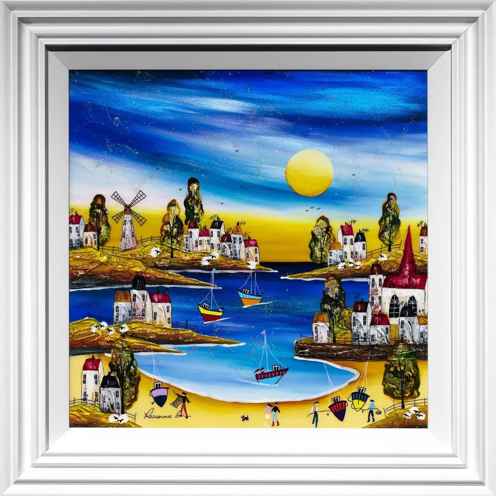 Coastal Getaway - Original - SOLD by artist Rozanne Bell - Wyecliffe Galleries