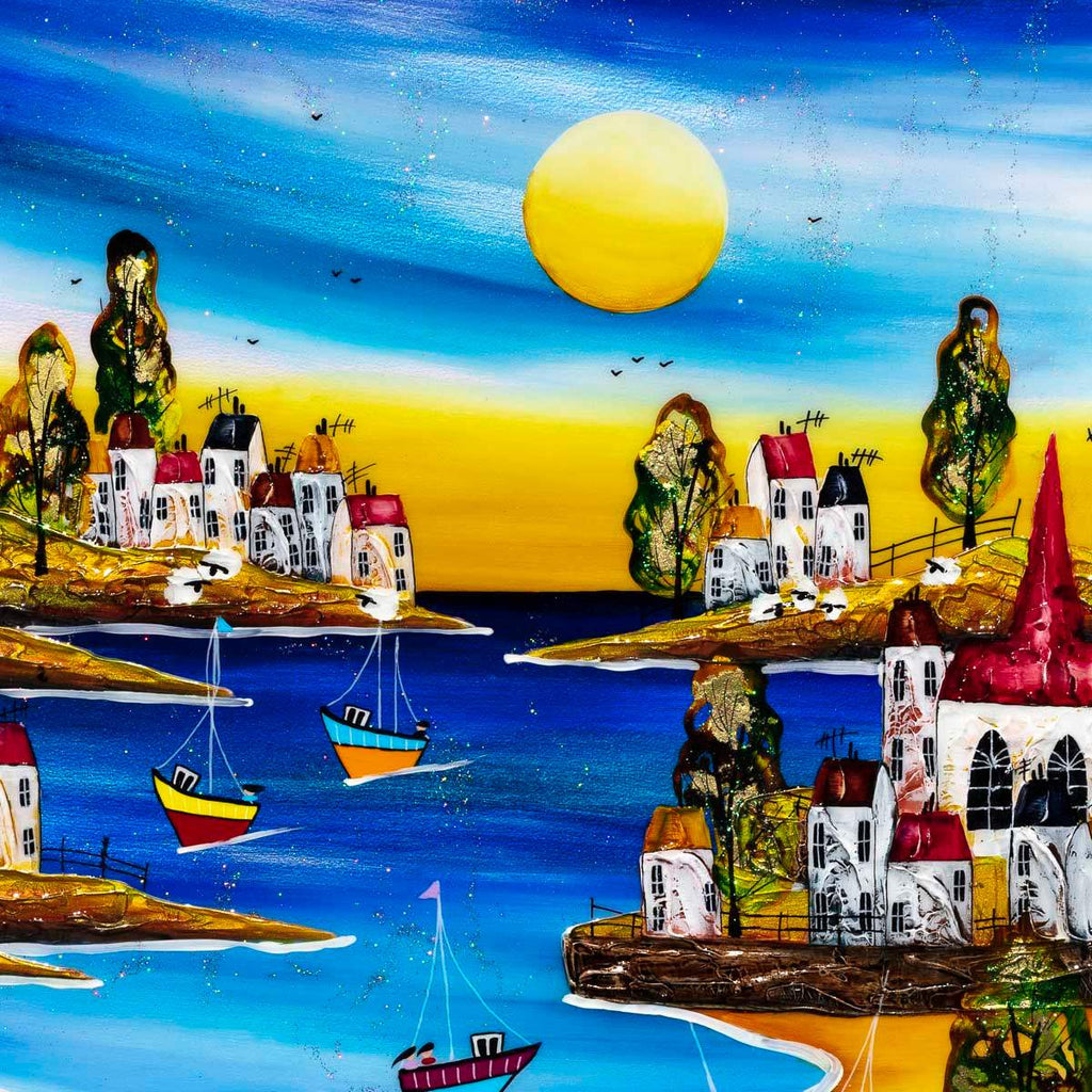 Coastal Getaway - Original - SOLD by artist Rozanne Bell - Wyecliffe Galleries