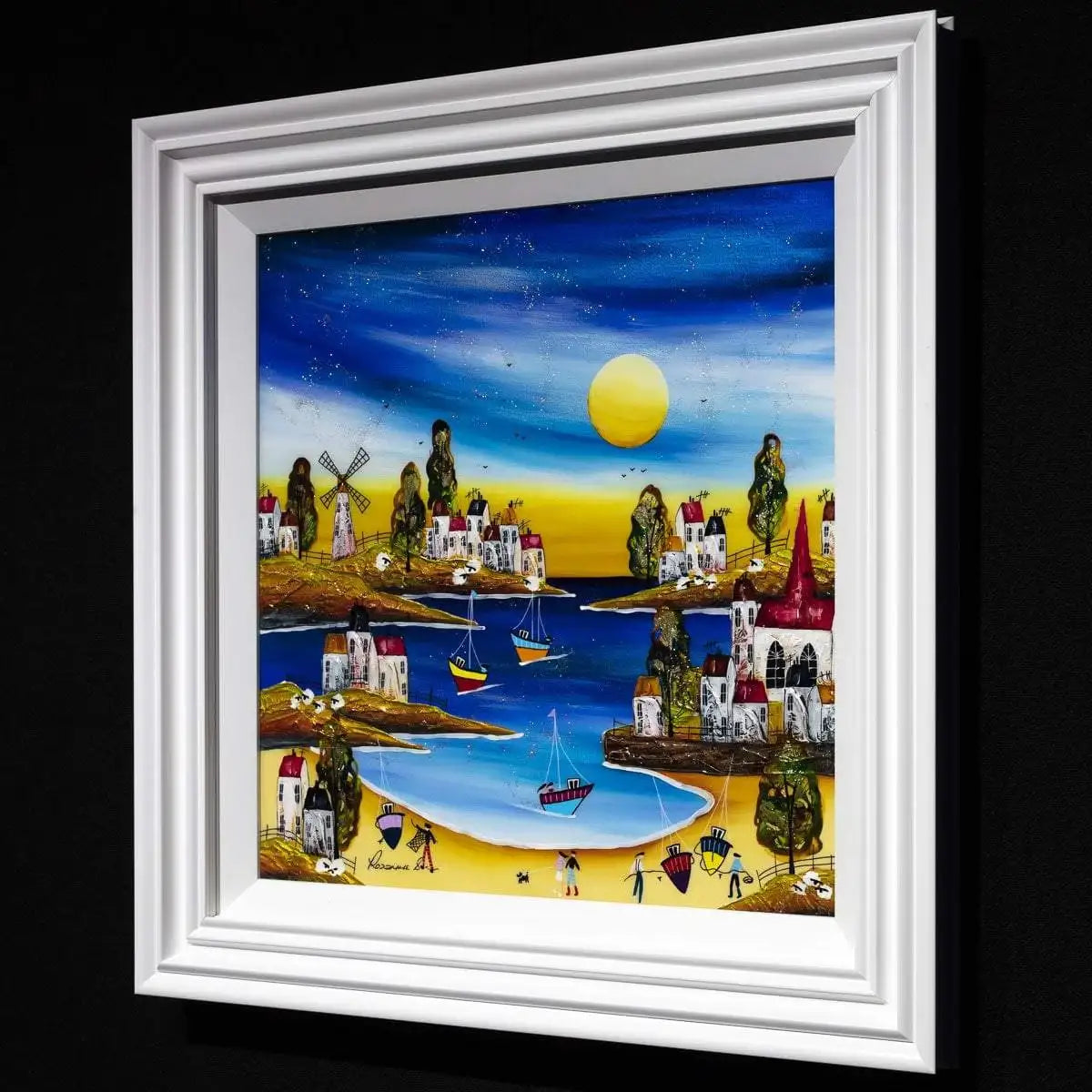 Coastal Getaway - Original - SOLD by artist Rozanne Bell - Wyecliffe Galleries