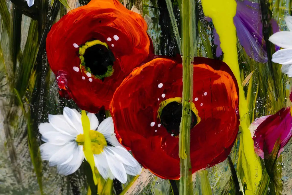 Coastal Pastures - Original - SOLD by artist Rozanne Bell - Wyecliffe Galleries