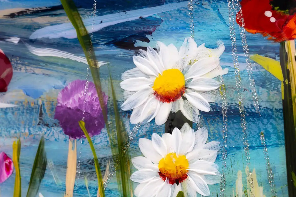 Coastal Pastures - Original - SOLD by artist Rozanne Bell - Wyecliffe Galleries