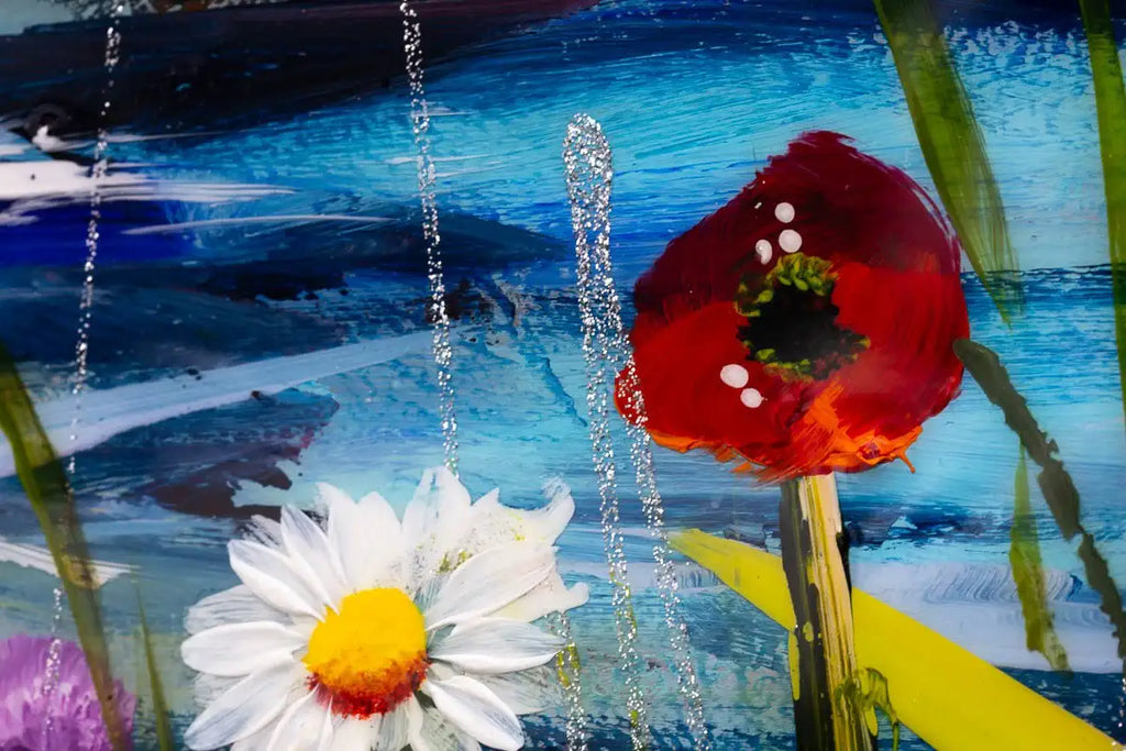 Coastal Pastures - Original - SOLD by artist Rozanne Bell - Wyecliffe Galleries