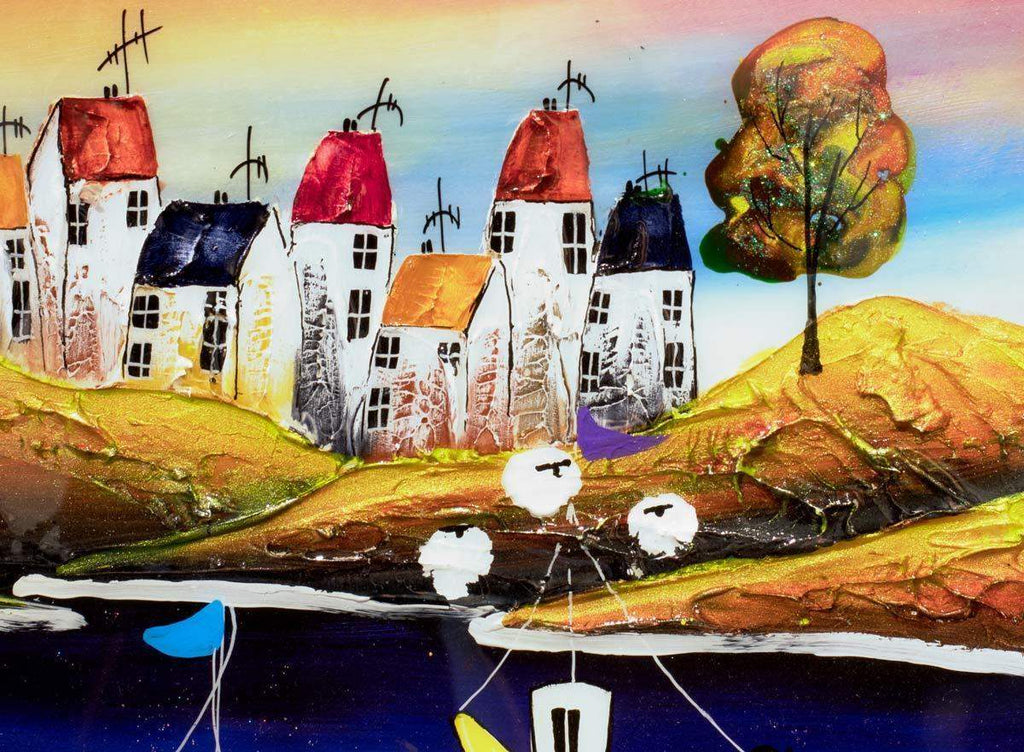 Coastal Sunrise - Original - SOLD by artist Rozanne Bell - Wyecliffe Galleries