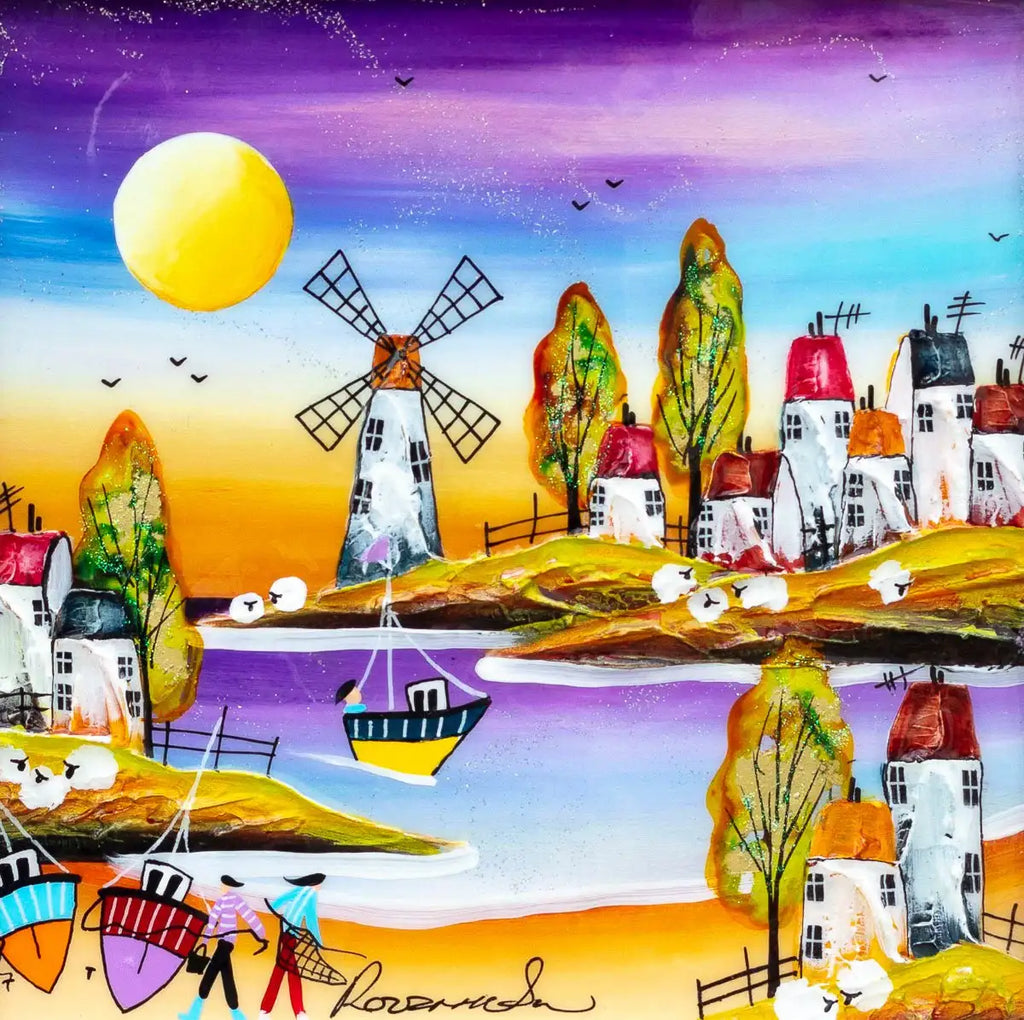 Coastal Views - Original - SOLD by artist Rozanne Bell - Wyecliffe Galleries