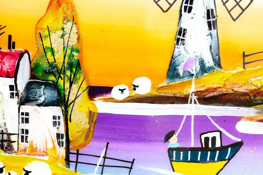 Coastal Views - Original - SOLD by artist Rozanne Bell - Wyecliffe Galleries