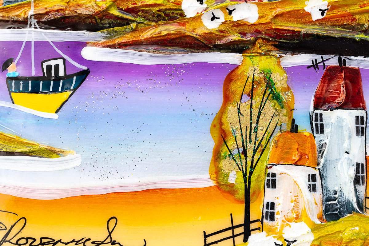 Coastal Views - Original - SOLD by artist Rozanne Bell - Wyecliffe Galleries