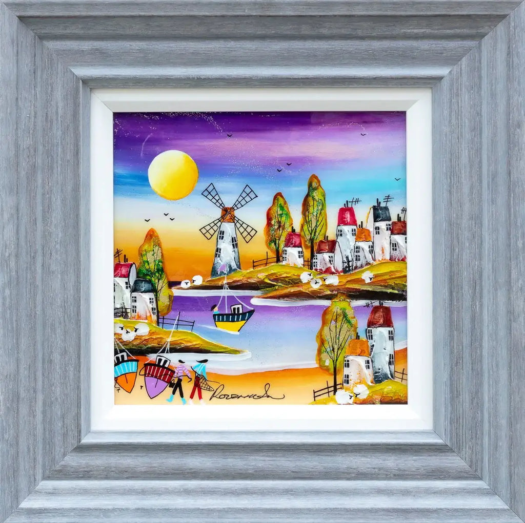Coastal Views - Original - SOLD by artist Rozanne Bell - Wyecliffe Galleries