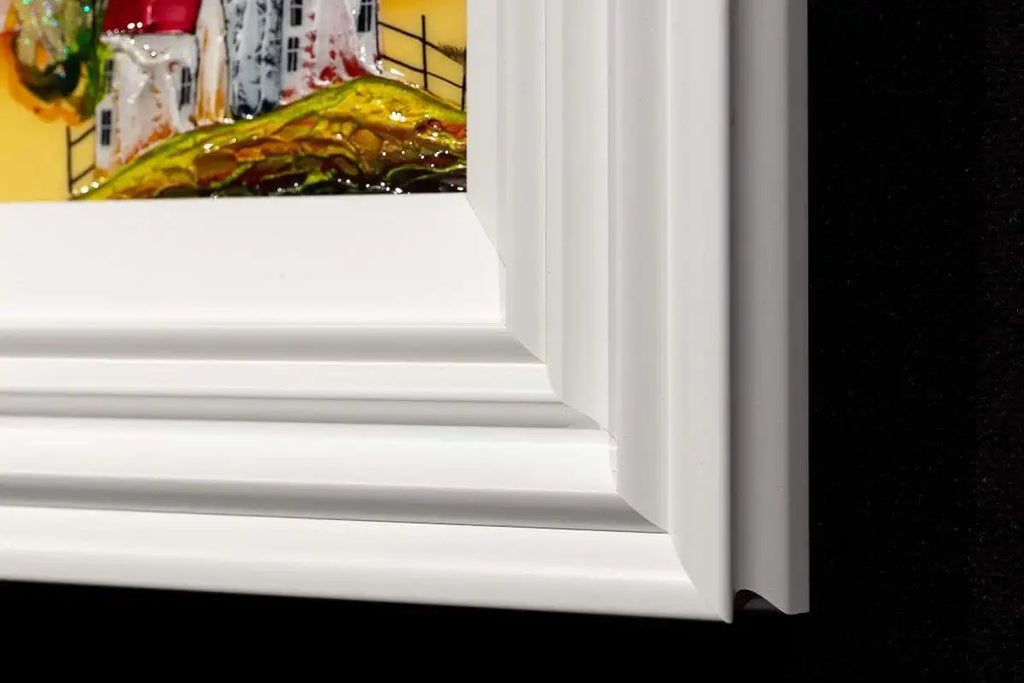 Coastal Village - Original - SOLD by artist Rozanne Bell - Wyecliffe Galleries