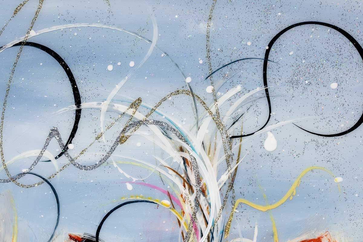 Coby and Cassie - Original - SOLD by artist Rozanne Bell - Wyecliffe Galleries