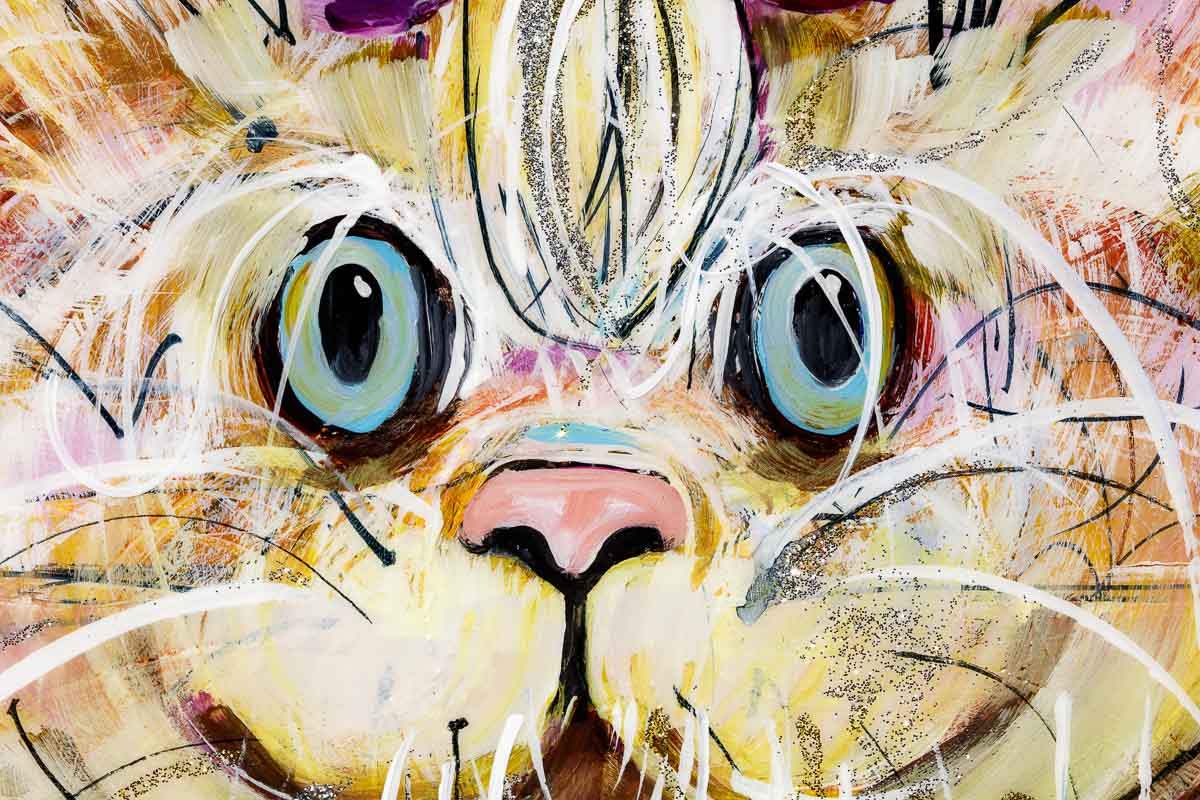 Coby and Cassie - Original - SOLD by artist Rozanne Bell - Wyecliffe Galleries