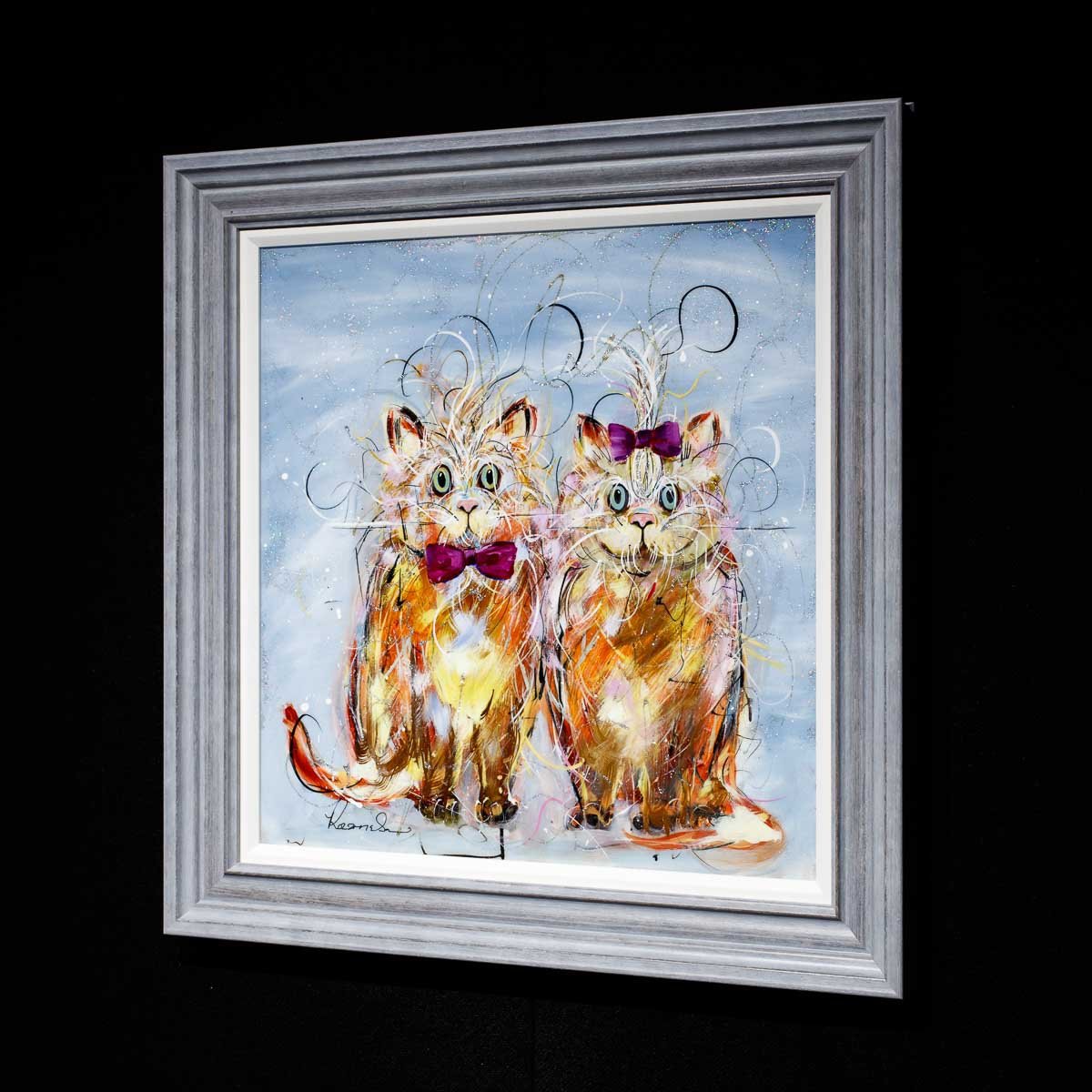 Coby and Cassie - Original Rozanne Bell Framed
