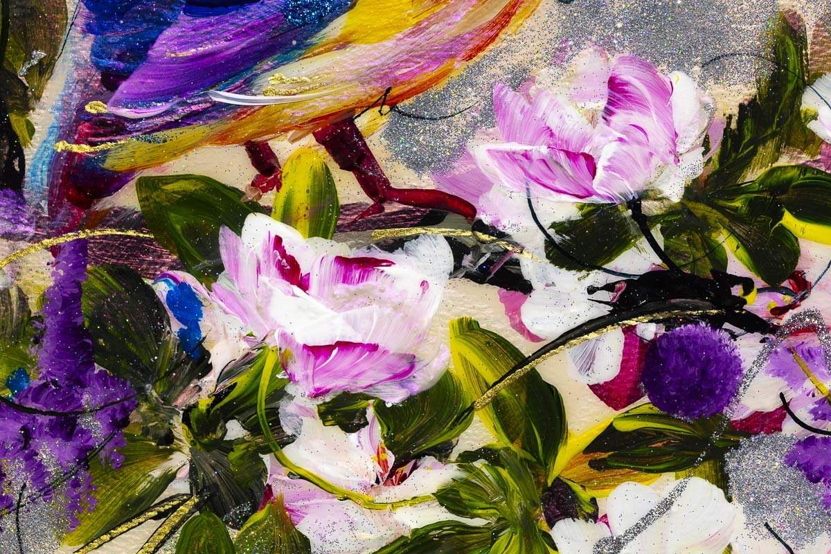 Colours of Nature - Original - SOLD by artist Rozanne Bell - Wyecliffe Galleries