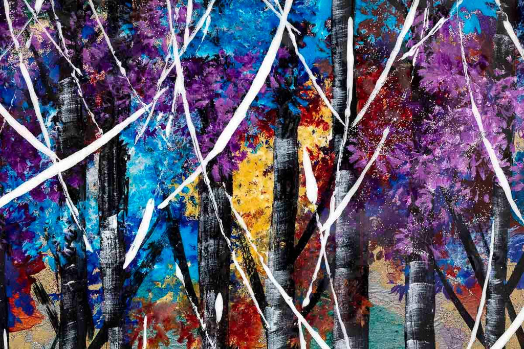 Colours of the Forest - Original by artist Rozanne Bell - Wyecliffe Galleries