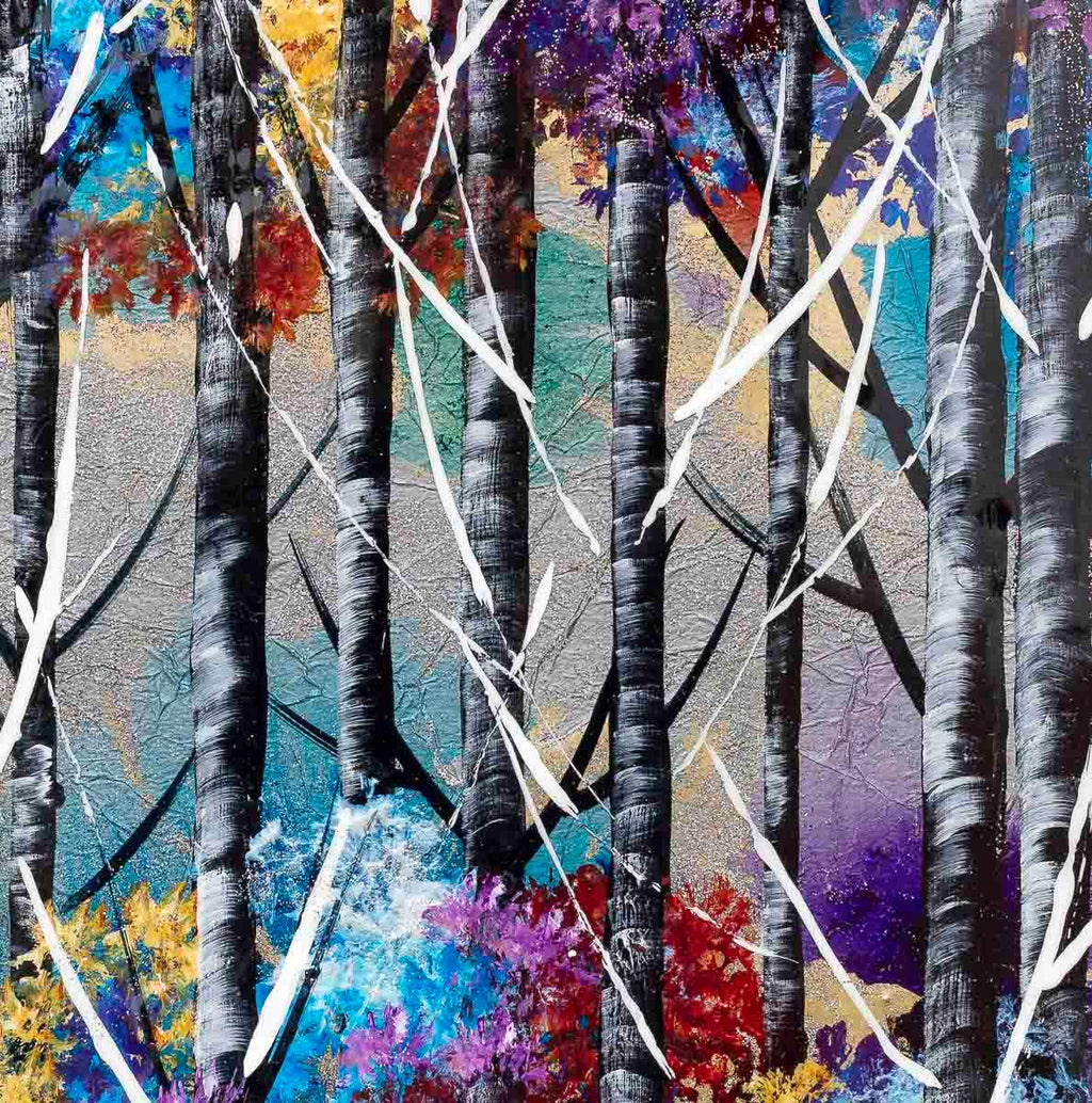 Colours of the Forest - Original by artist Rozanne Bell - Wyecliffe Galleries