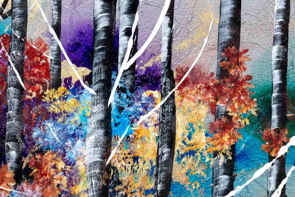 Colours of the Forest - Original by artist Rozanne Bell - Wyecliffe Galleries