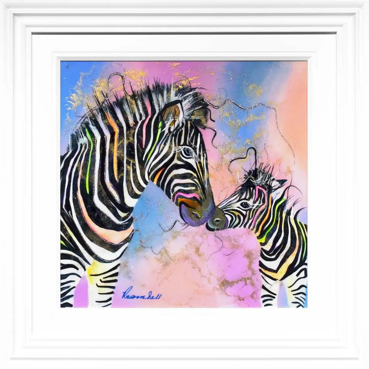 Complimentary Colours - Original - SOLD by artist Rozanne Bell - Wyecliffe Galleries