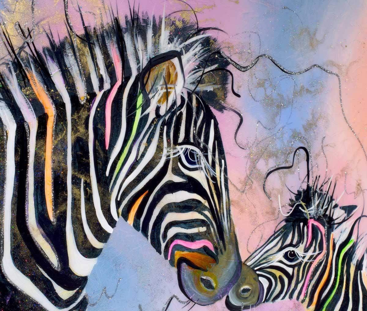 Complimentary Colours - Original - SOLD by artist Rozanne Bell - Wyecliffe Galleries