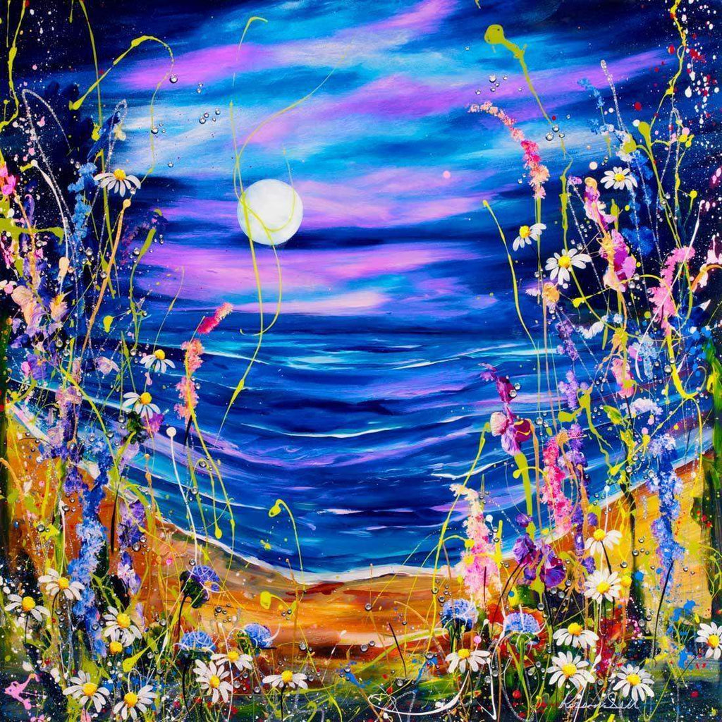 Crescent Bay - SOLD by artist Rozanne Bell - Wyecliffe Galleries