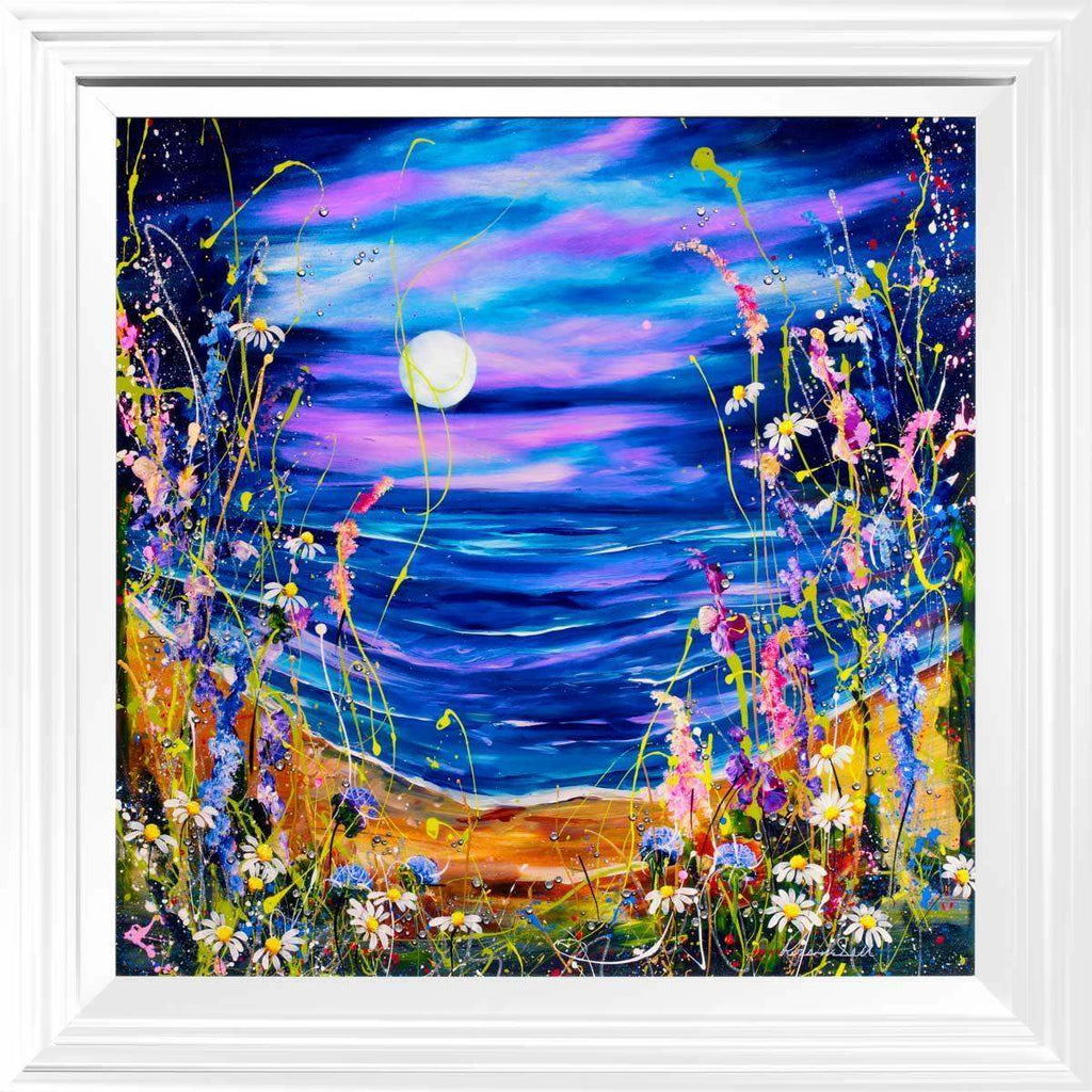 Crescent Bay - SOLD by artist Rozanne Bell - Wyecliffe Galleries