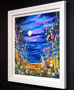 Crescent Bay - SOLD by artist Rozanne Bell - Wyecliffe Galleries