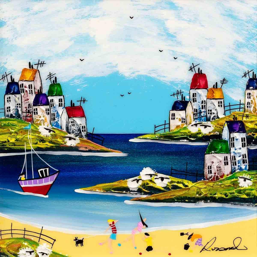 Daily Sail - Original - SOLD by artist Rozanne Bell - Wyecliffe Galleries