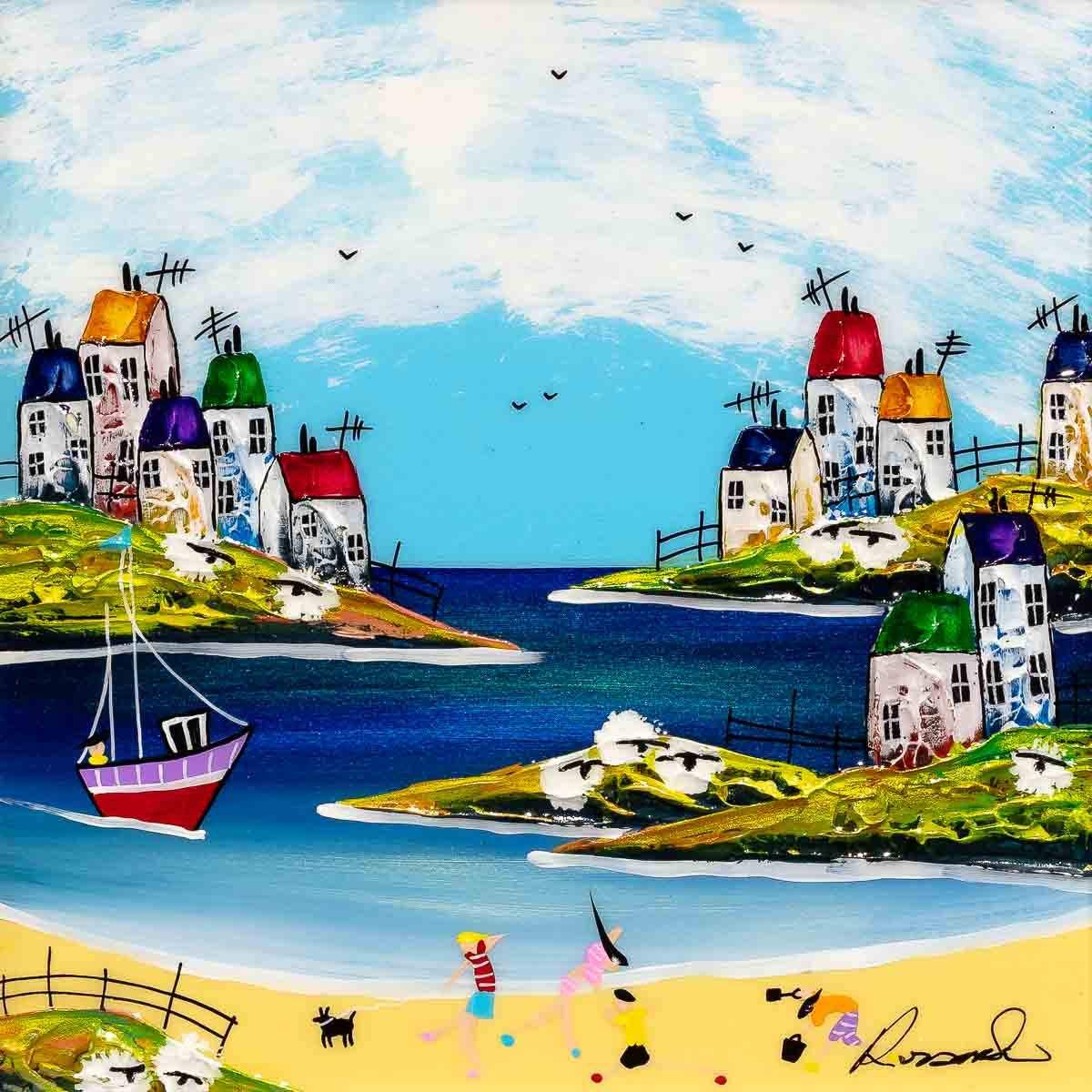 Daily Sail - Original - SOLD by artist Rozanne Bell - Wyecliffe Galleries