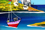 Daily Sail - Original - SOLD by artist Rozanne Bell - Wyecliffe Galleries