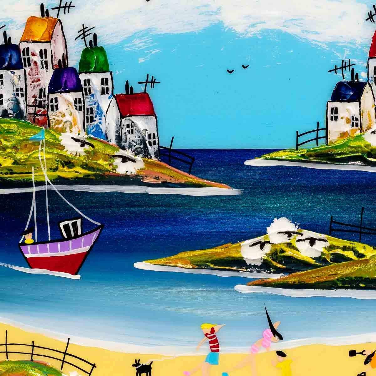 Daily Sail - Original - SOLD by artist Rozanne Bell - Wyecliffe Galleries