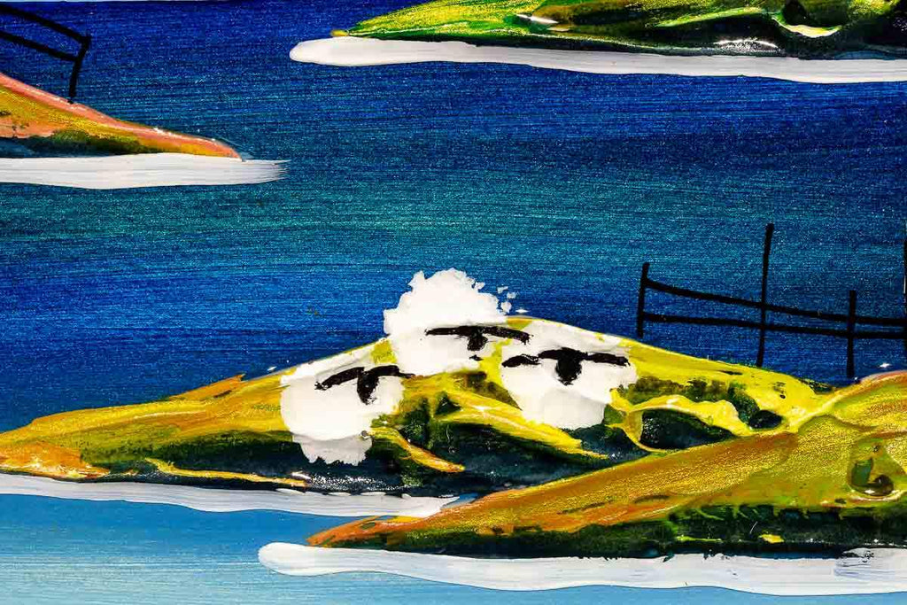 Daily Sail - Original - SOLD by artist Rozanne Bell - Wyecliffe Galleries