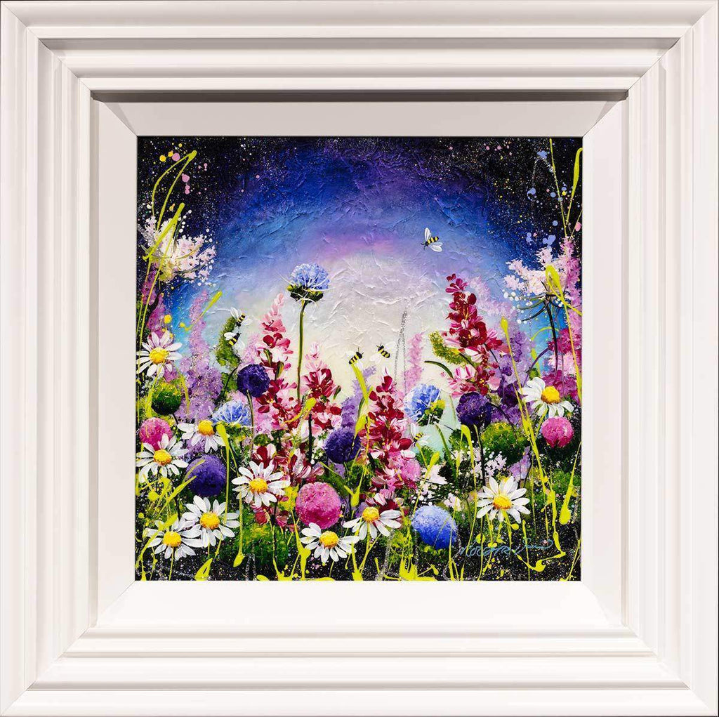 Daisy Chain - Original - SOLD by artist Rozanne Bell - Wyecliffe Galleries