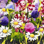 Daisy Chain - Original - SOLD by artist Rozanne Bell - Wyecliffe Galleries