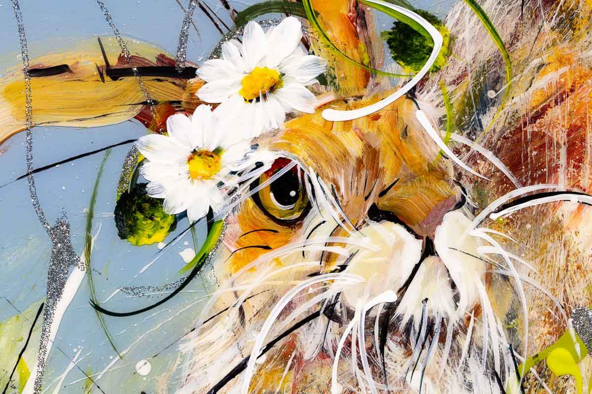 Daisy, Daisy - Original - SOLD by artist Rozanne Bell - Wyecliffe Galleries