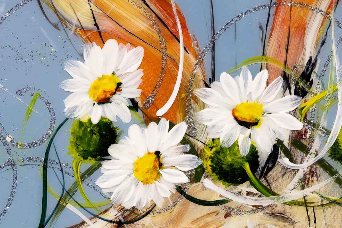 Daisy, Daisy - Original - SOLD by artist Rozanne Bell - Wyecliffe Galleries