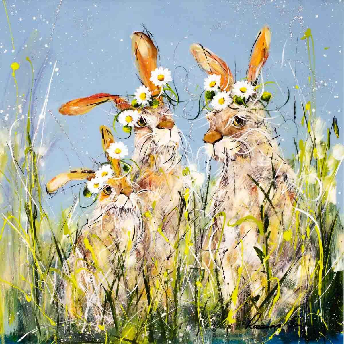Daisy, Daisy - Original - SOLD by artist Rozanne Bell - Wyecliffe Galleries